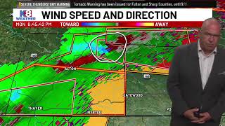 April 27, 2026 Severe Weather Coverage (1838 CDT) KAIT