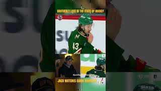 Jack Hughes Spotted Supporting Quinn Hughes at State of Hockey Event!