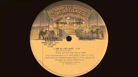 Donna Summer - Dim All The Lights (Casablanca Records 1979)