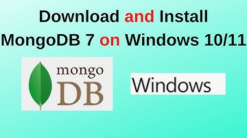 23.How to install and configure MongoDB 7.0 on Windows | Install MongoDB in Windows | 2024 Udpate