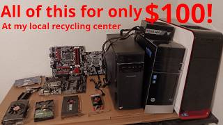 Buying $100 of E-Waste can I build a gaming pc out of it  (part 1)