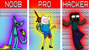 FNF Character Test | Gameplay VS Playground | Huggy Wuggy | Herobrine | Finn