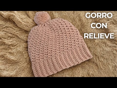 Cómo tejer un gorro fácil a crochet desde el elástico - Tutorial Paso a Paso