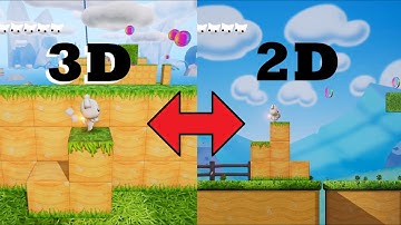 Switch Between 2D and 3D - Neko Ghost Jump! Full Prologue Gameplay