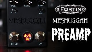 ギター Fortin Amplification Meshuggah PreAmp MESHUGGAH Pre-Amp / Distortion – Fortin Amps