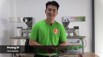 Máy ép nước cốt dừa inox năng suất lớn, phù hợp nhiều quy mô sản xuất, giá rẻ | VinaOrganic