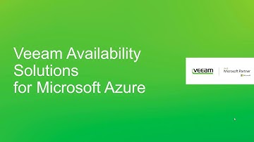 Preview - Hybrid Cloud Solutions from Veeam and Microsoft Azure