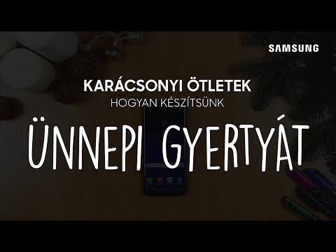 Videó: Hogyan Készítsünk ünnepi Gyertyát