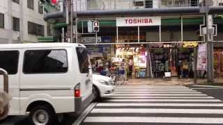 Toshiba Light Store and Cosplay Cafe kitty corner