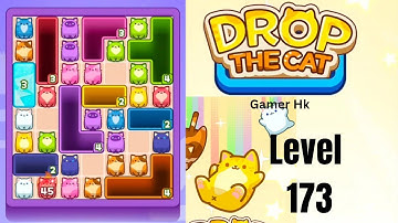 Drop The Cat Level 173 hard level Walkthrough Solution 