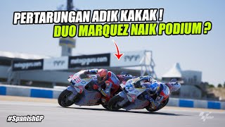 MOTOGP™24❗OGAH MENGALAHALEX MARQUEZ KALAHKAN SANG KAKAK❓❗#SpanishGP TV REPLAY