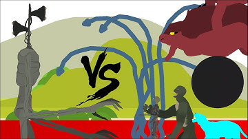 Siren Head vs SCP-354| Sticknodes Battle! (volume warning)