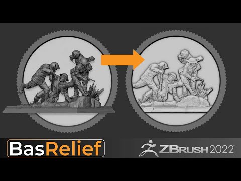 The All New BasRelief Features in ZBrush 2022! Ad