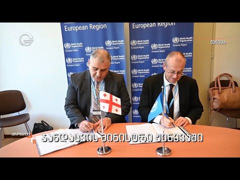 ჯანდაცვის მინისტრი ჟენევაში
