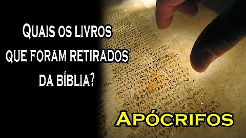 O que foi tirado da Bíblia?