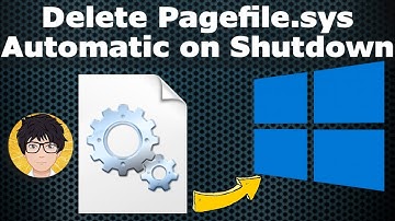 Delete Pagefile Automatically on Shutdown 🔥🔥🔥