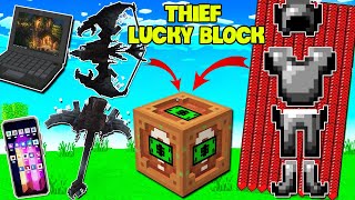 MINI GAME : THIEF LUCKY BLOCK BEDWARS ** NOOB BẤT TỬ KHI TRỞ THÀNH VUA TRỘM