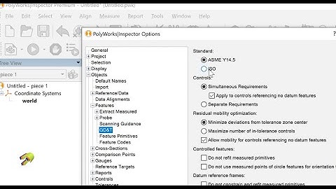 PolyWorks: How to Swap Between GD&T Standards in the Menu