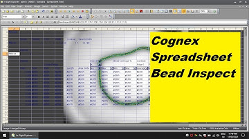 Cognex Spreadsheet Bead Inspect | Machine vision