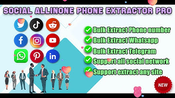 Social AllInOne Phone Extractor Pro #phone#phonenumber#extractphone#extractwhatsapp