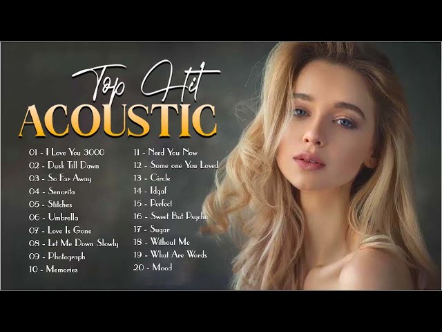 Guitar Acoustic Songs 2021 - Best Acoustic Cover Of Popular Love Songs Of All Time class=
