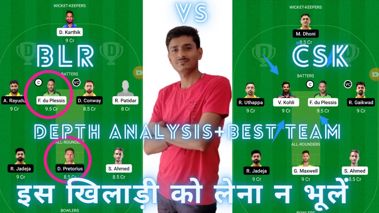 BLR VS CSK DREAM11 PREDICTION||CSK VS BLR DREAM11 PREDICTION||CSK VS BLR||BLR VS CSK||CSK VS RCB
