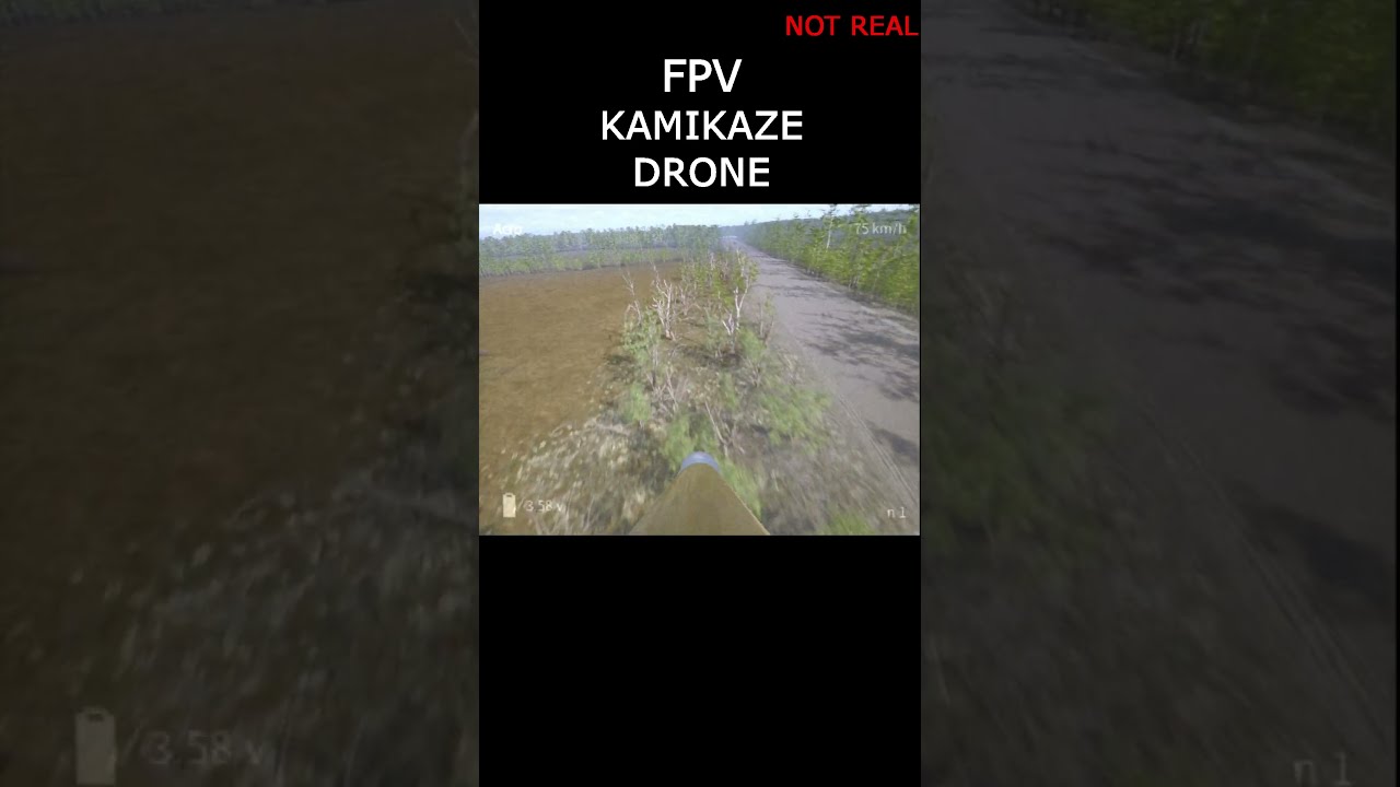 FPV Kamikaze Drone Hits Enemy Tank