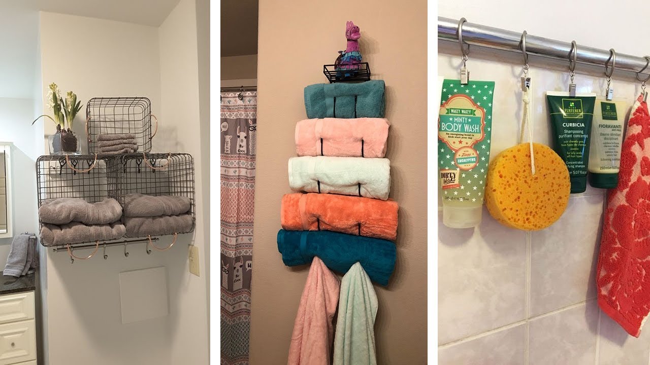 Easy bathroom storage hacks you've never thought of before