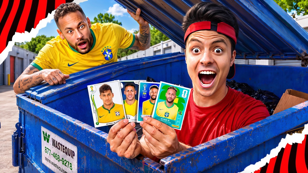 ENCONTREI TODAS AS FIGURINHAS DO NEYMAR DA HISTÓRIA