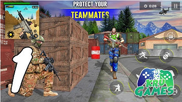 Gun Shooting Games: fps shooting commando strike Gameplay #1 All Levels (Android, IOS)