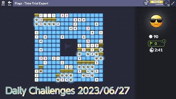 【New Microsoft Minesweeper】  Daily Challenges  2023/06/27