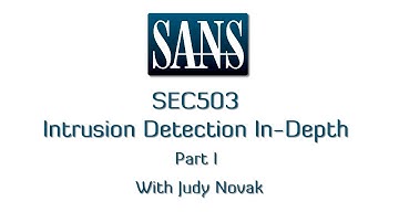 SANS SEC503: Intrusion Detection In-Depth. Part-I