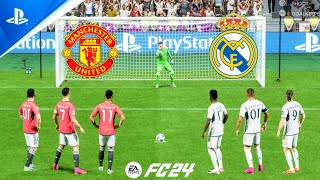 FC 24 | Ronaldo Messi Neymar Mbappe Haaland | Man United vs Real Madrid | Penalty Shootout - PS5 by Beel Gaming 4,727 views 10 days ago 11 minutes, 53 seconds