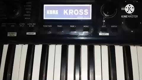 How to mix 2 backup in KORG KROSS 2 Keyboard