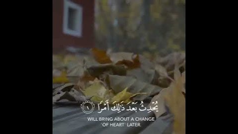 لا تدري لعل الله يحدث بعد ذلك أمرا #قرآن #دعاء#تلاوة #quran