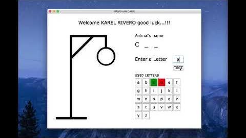 Juego del Ahorcado Creado con Python