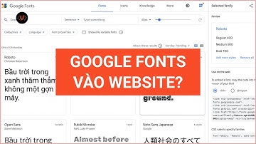 Google Fonts là gì? Cách sử dụng trong website của bạn | Unitop.vn