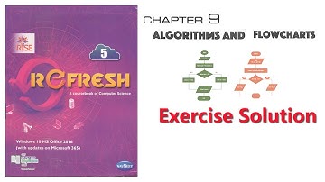 Ch-9 l Algorithms and Flowcharts l Refresh (Rise Series) Navneet l Std-5th