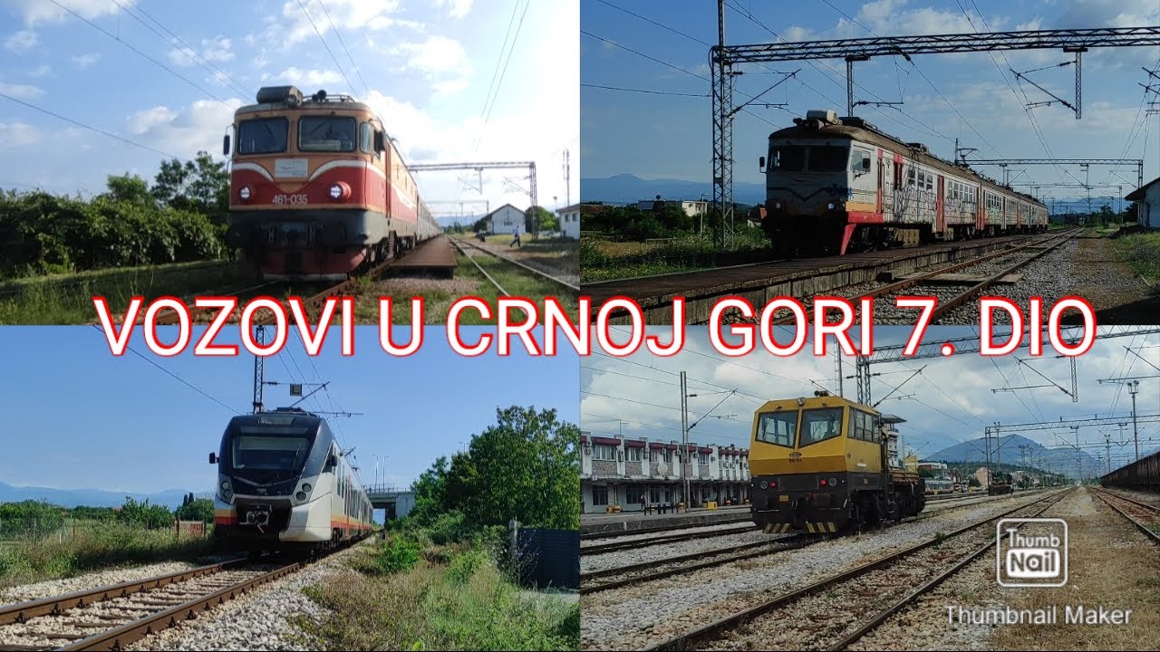 Vozovi u Crnoj Gori 7. dio (Podgorica,Golubovci) / Trains in Montenegro (7th part)