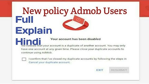 Why My google adsense account suspended & admob account disabled?