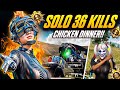 Can I Get *36 SOLO KILLS⁉️ With Chicken dinner || BGMI 🔱❤️🔥