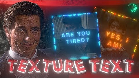 AE like Advance Texture Text Pack in alight motion(+preset) 