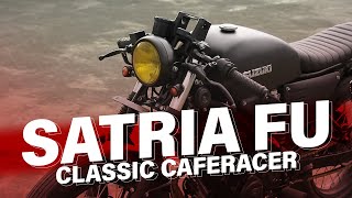 SATRIA FU TRANSFORMED INTO A CLASSIC CAFERACHER | by akagarage.id