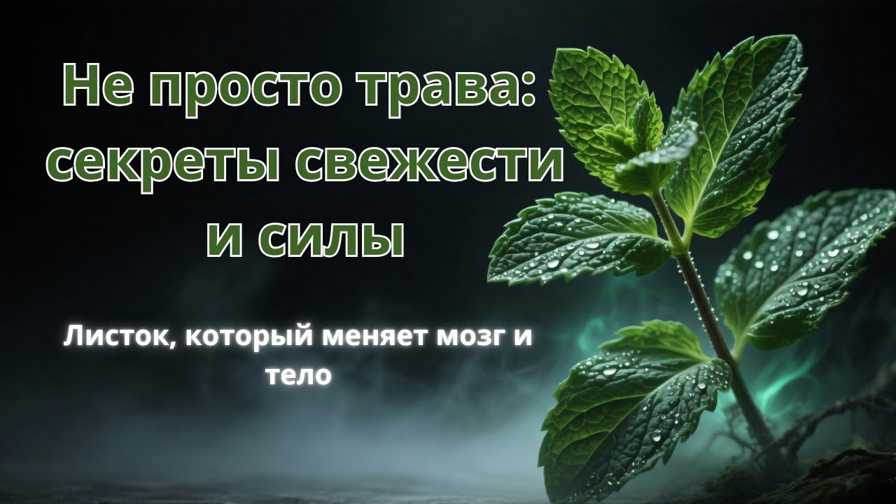 Мята — бесплатный регулятор нервной системы.