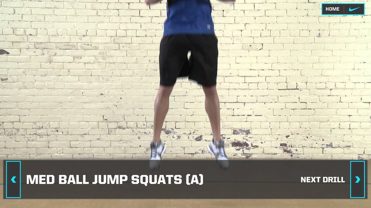 The Program InSeason Hockey Training Day 2 Med Ball Jump Squats