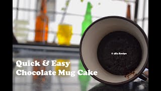 Perfect chocolate mug cake| Mug cake in microwave | soft eggless mug cake