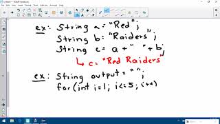 Video 10   Random Numbers and String Notes