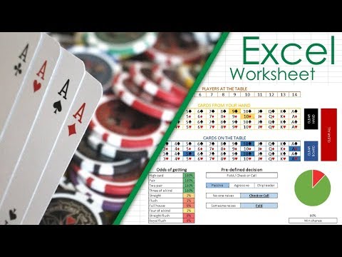 Poker Odds Hand Strength Calculator Excel Sheet | Spreadsheet Download