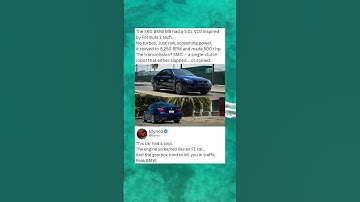 BMW Put a Formula 1 Engine in a Family Sedan 😮🔥