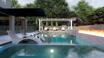 Pool Design Visualization - Lumion 10 Render - 4K